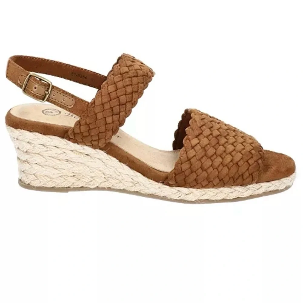 NWT Bella Vita Women's Mariella Espadrille Wedge Sandals